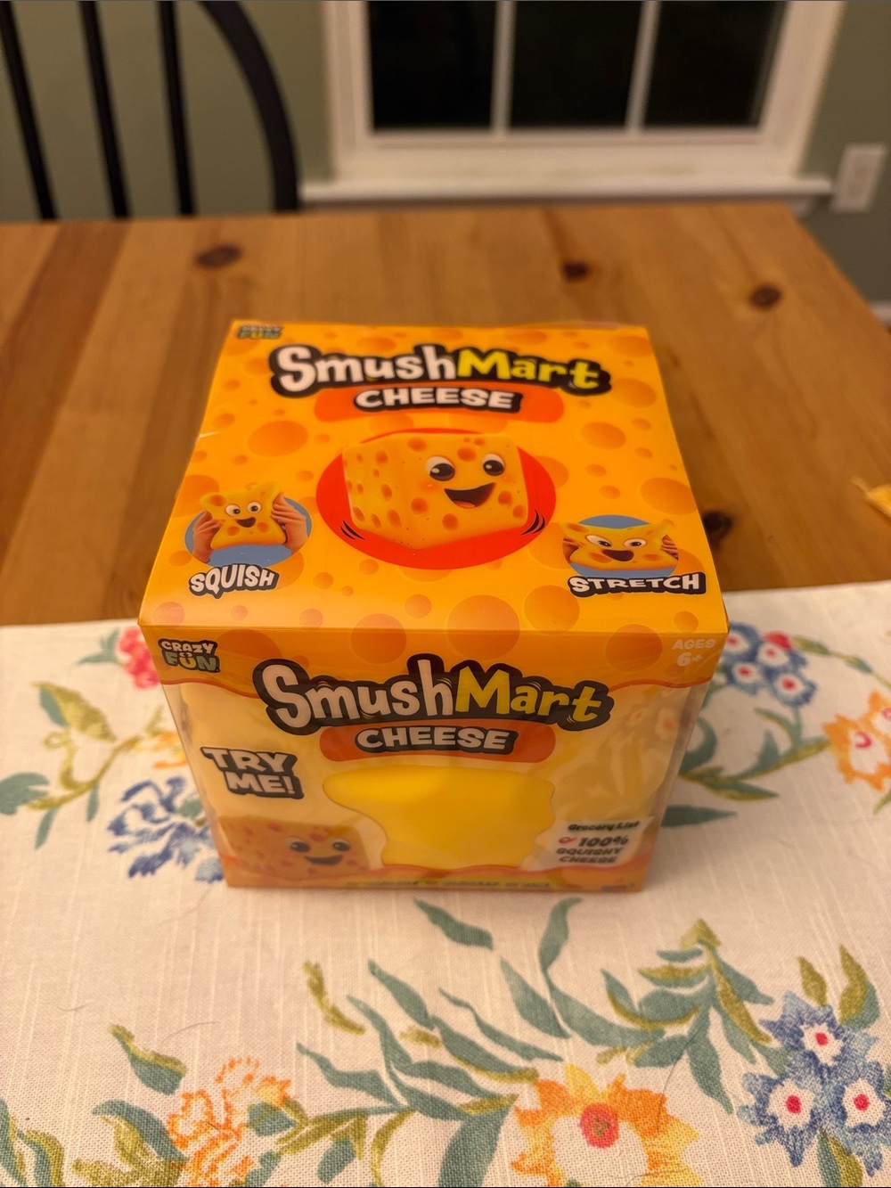 RMS SmushMart Cheese Squishy Toy - Yellow